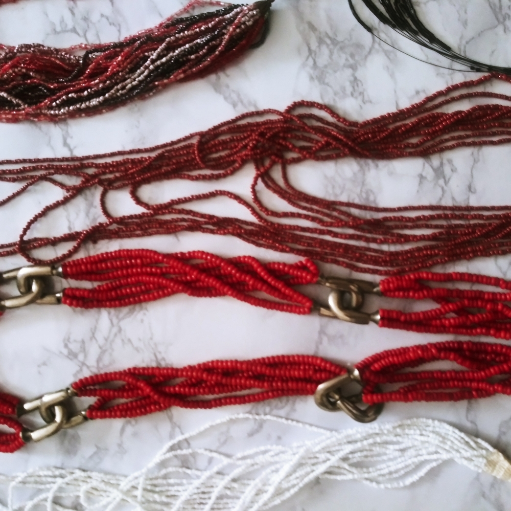 Bead Necklace Lot